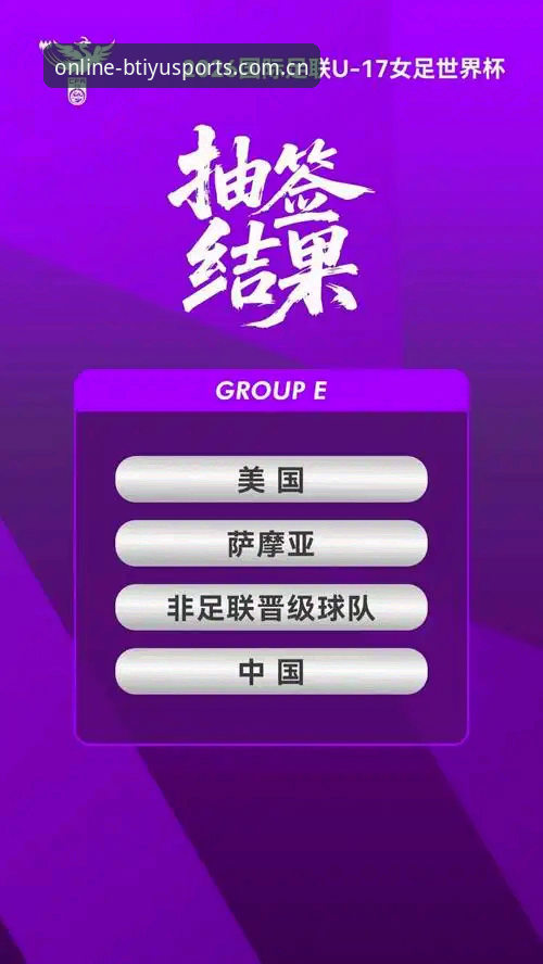 U17世界杯抽签结果揭晓，中国男女足签运解析最新动态